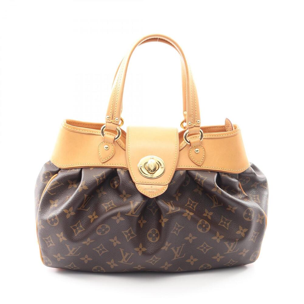 Louis Vuitton Boetie Handbag Canvas Leather Monogram Brown